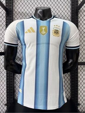adidas Argentina Home Football Jersey - Sky Blue & White